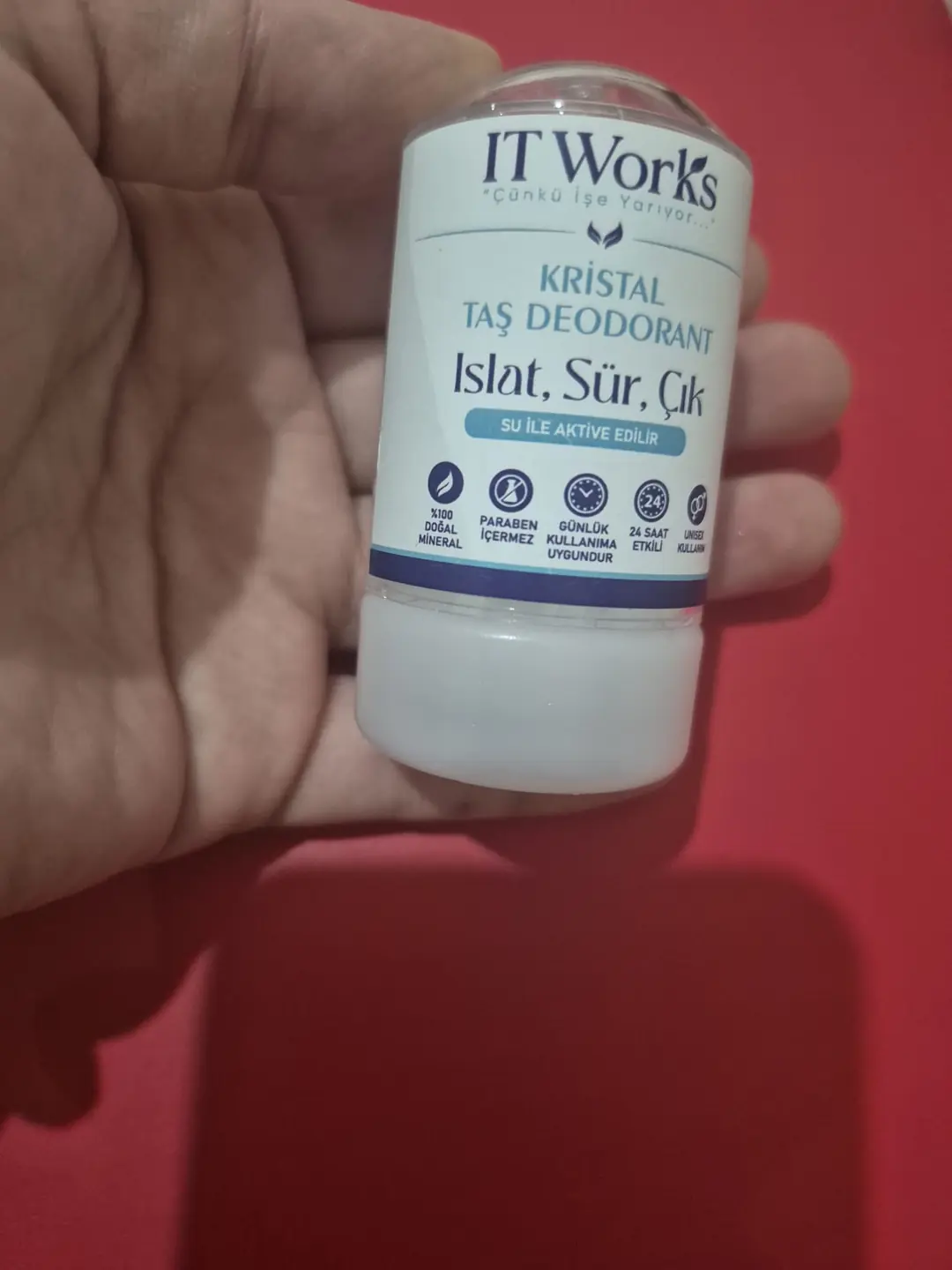IT Works Kristal Taş Deodorant müşteri fotoğrafı