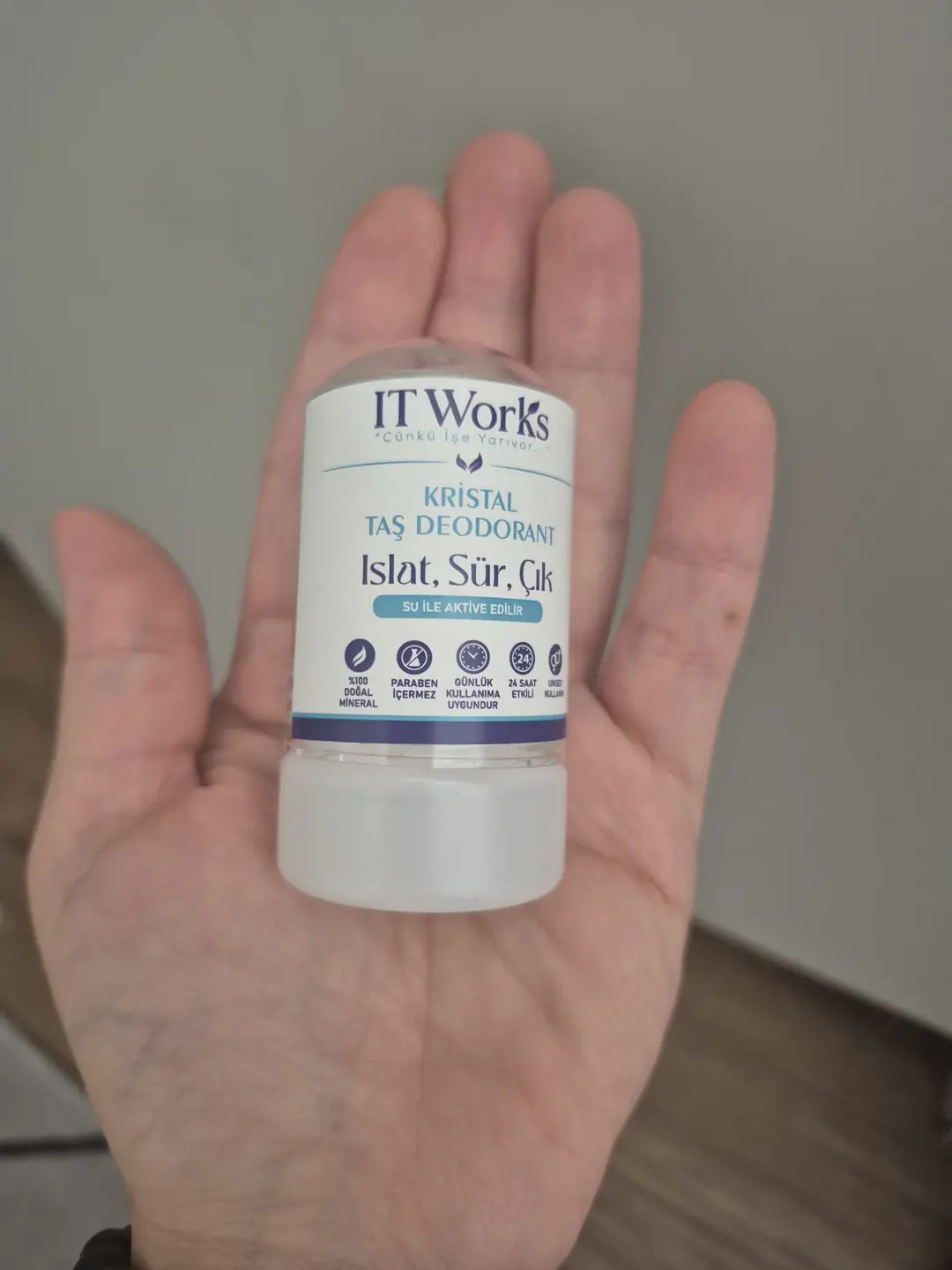 IT Works Kristal Taş Deodorant müşteri fotoğrafı